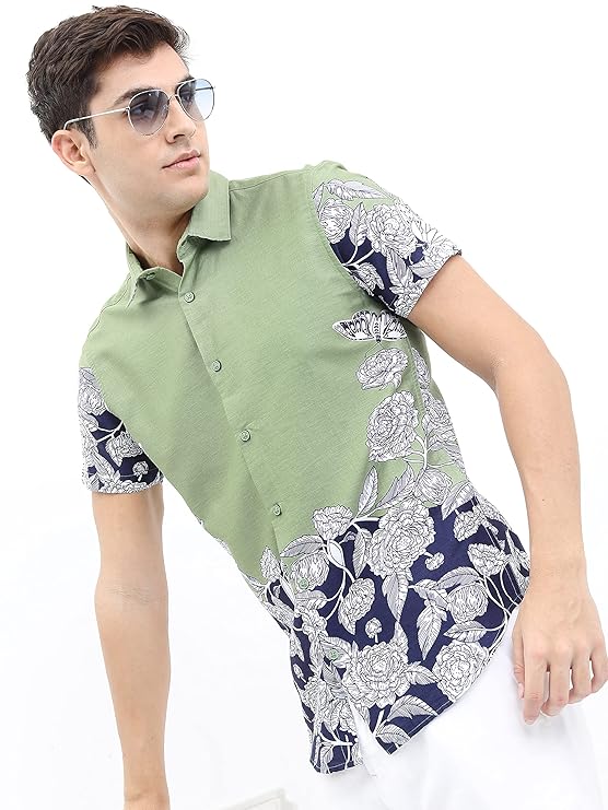 Printed Half Sleeve Shirt - Image 4