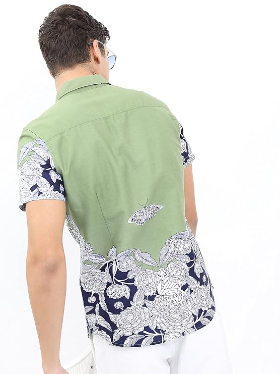 Printed Half Sleeve Shirt - Image 3