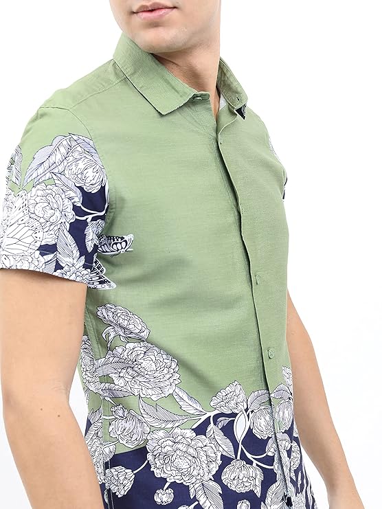 Printed Half Sleeve Shirt - Image 2