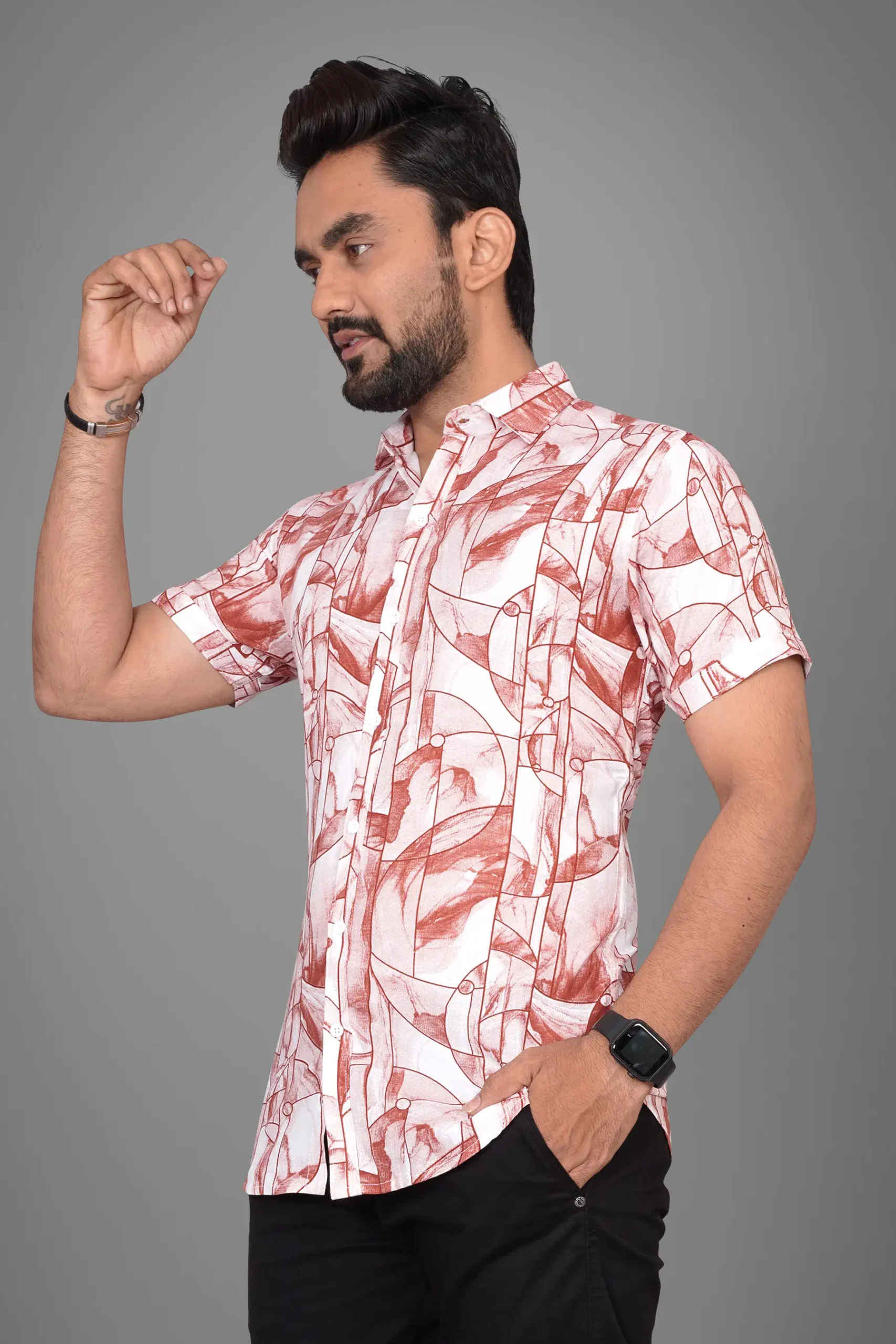 Half Sleeve Casual Shirt - Image 4