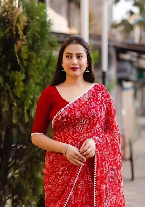 Georgette Saree - Image 2