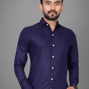 Navy Blue Casual Shirt