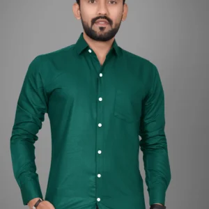 Dark Green Casual Shirt