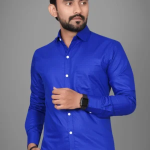 Royal Blue Casual Shirt