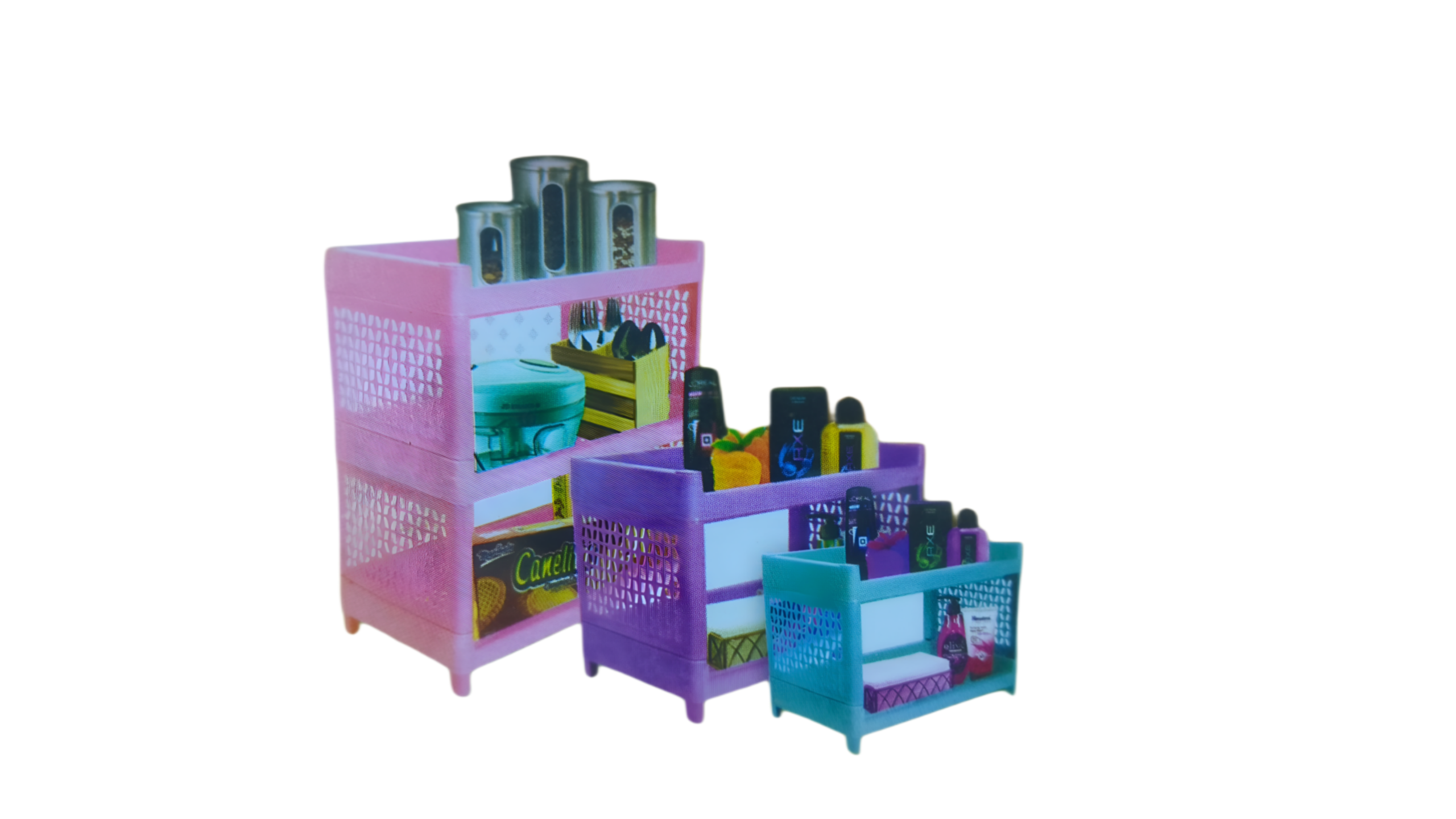 2-Step Multipurpose Wall Shelf (Blue) - Image 3