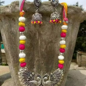 Oxidised Silver Jewellery Set