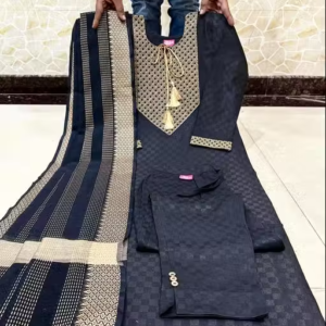 Cotton Embroidered Kurti Pant Set for Women