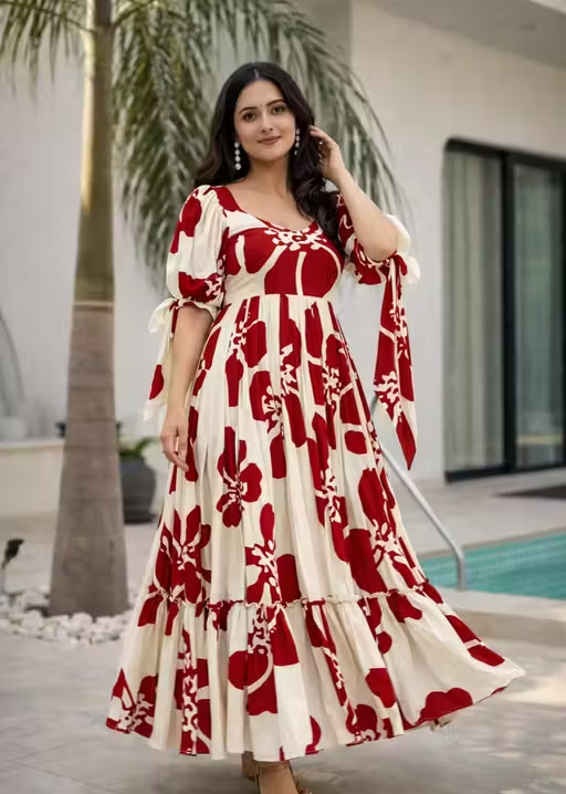 Floral Maxi Dress - Image 4