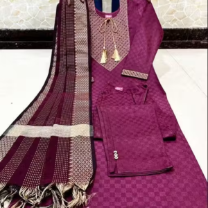 Cotton Embroidered Kurti Pant Set for Women