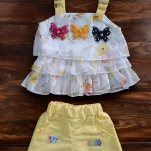 Summer Comfy Girls Top & Bottom Set