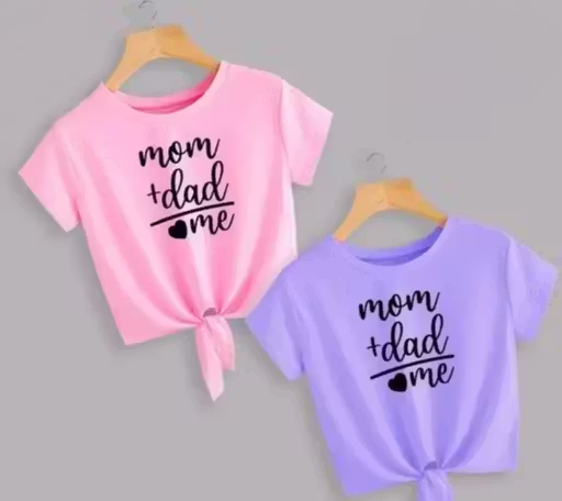 Girls Cotton Crop Top Combo (Pack of 2)