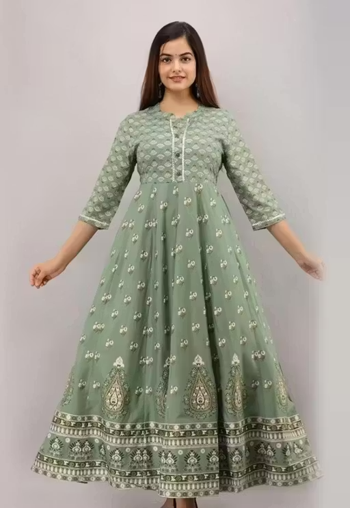 Women Printed Rayon Kurta
