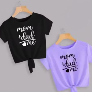 Girls Cotton Crop Top Combo (Pack of 2)