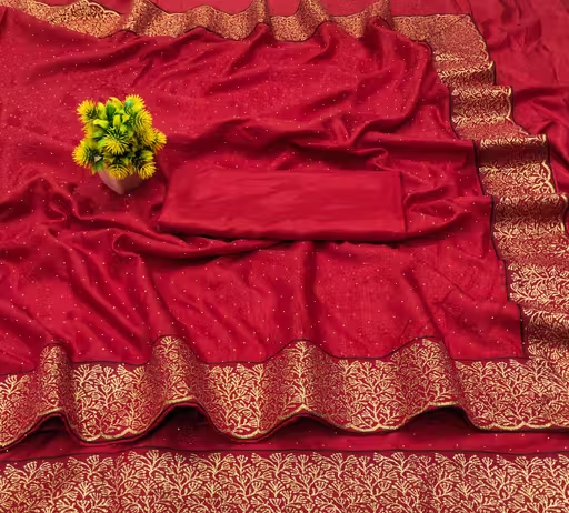 Saree with Blouse Pices