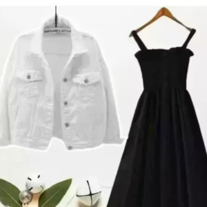 Crepe Dress with Jacket for Women