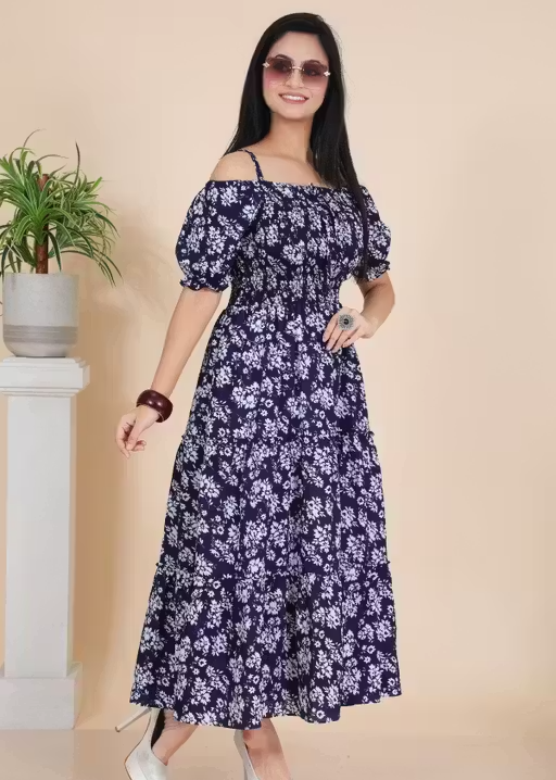 Stylish Printed Dress for Women (Casual & Party Wear) - Image 3