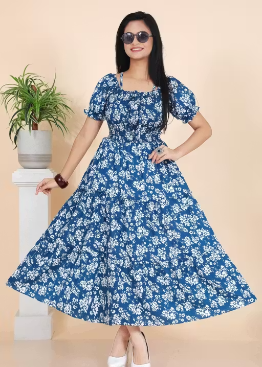 Stylish Printed Dress for Women (Casual & Party Wear)
