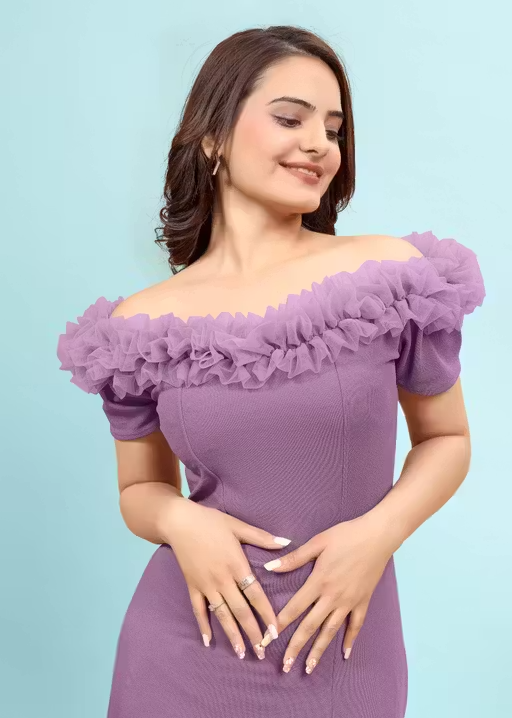 Stylish Bodycon Midi Dress for Women - Image 2