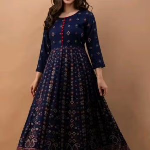 Women Printed Rayon Kurta
