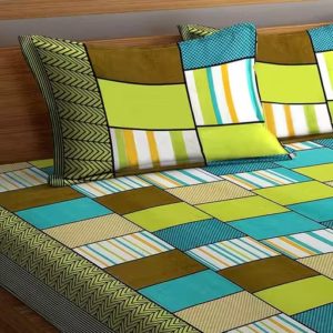 BED SHEET WITH 2 PC PILLOW COVER