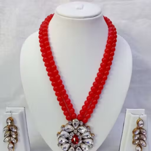 Elegant Metal Jewellery Set