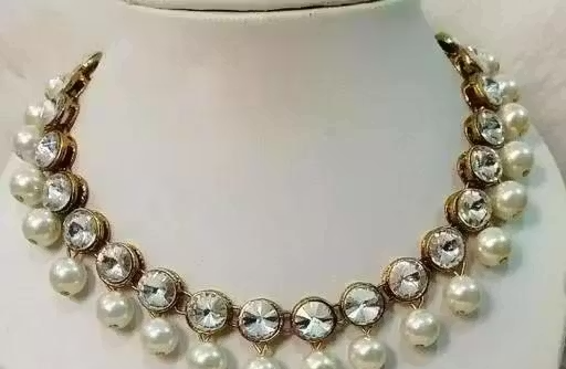 Kundan Necklace Set - Image 2