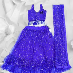 Kids Fully Stitched Lehenga Choli with Dupatta Set