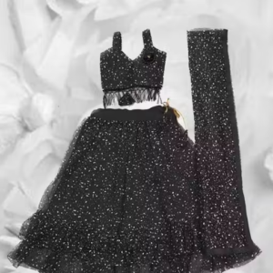 Stitched Lehenga Choli with Dupatta Set