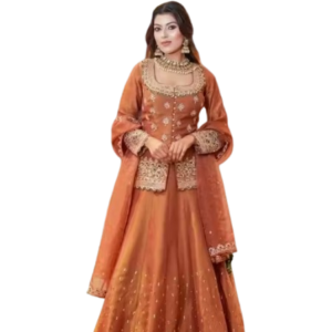 Women Designer Silk Lehenga Choli with Dupatta Set