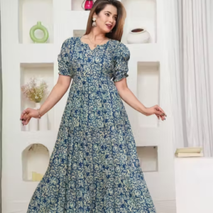 Women’s Maternity Rayon Kurta with Front Zip