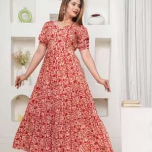 Women’s Maternity Rayon Kurta with Front Zip