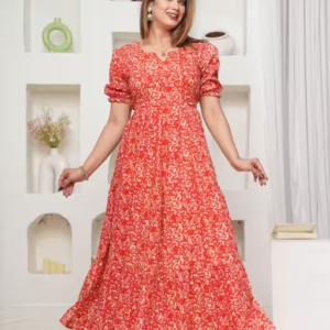 Women’s Maternity Rayon Kurta with Front Zip (Feeding Wear)