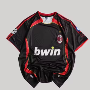 AC Milan Retro Black Edition Jersey – Maldini #3