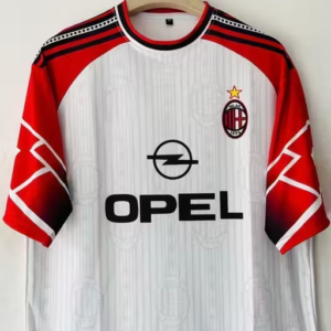 AC Milan Maldini #3 Away Football Jersey – White Edition