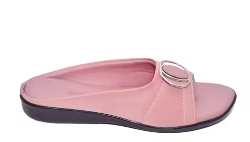 Women Peach Flat Sandal & Flip Flops - Image 3