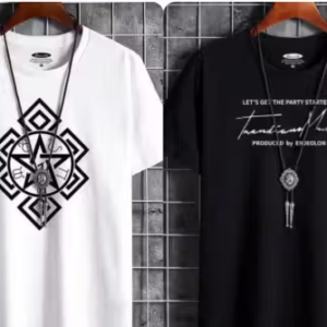 Men Printed T-Shirts Pack of 2