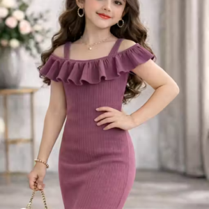 Stylish Fit & Flare Dress for Girls