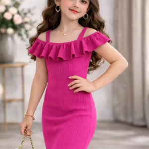 Stylish Fit & Flare Dress for Girls