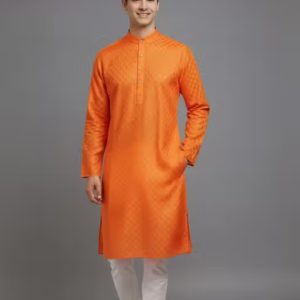 Fashionable Men Cotton Kurta Set