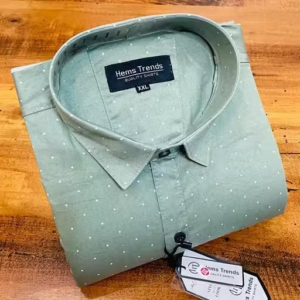 Men's Printed Cotton Shirt