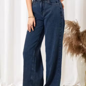 Women’s High-Waist Wide Leg Denim Jeans