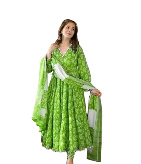 Women Printed Viscose Rayon Kurta