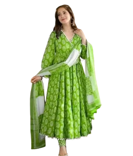 Women Printed Viscose Rayon Kurta - Image 3