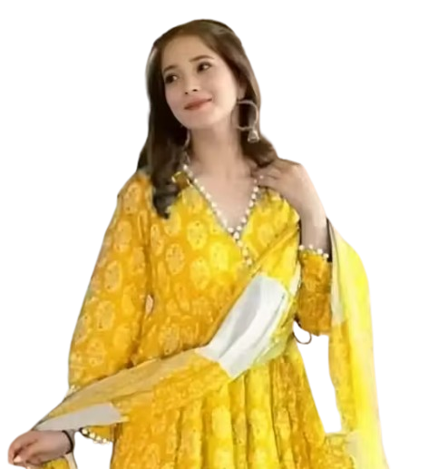 Women Printed Viscose Rayon Kurta - Image 3