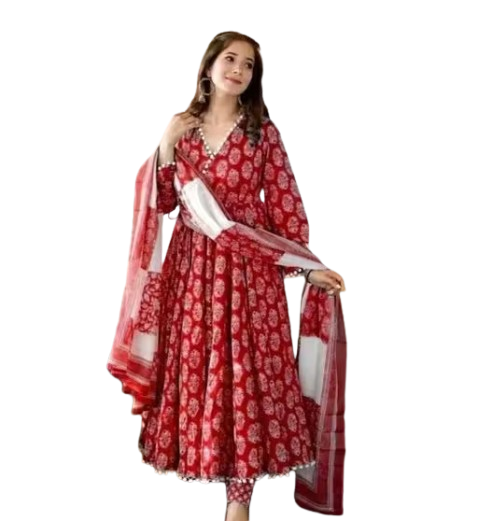 Women Printed Viscose Rayon Kurta