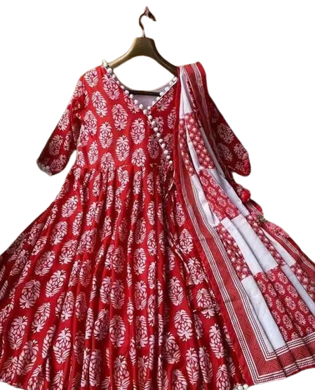 Women Printed Viscose Rayon Kurta - Image 2