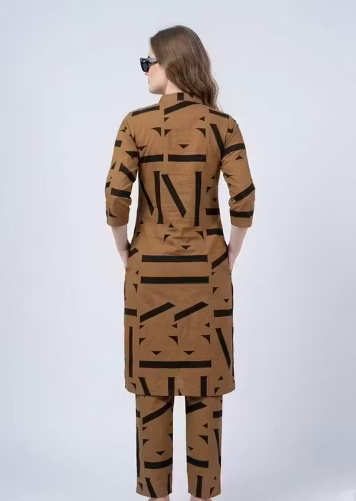 Brown Co-ord Set for Women & Girls - Image 3