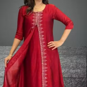 Festival Special Vichitra Silk Kurti for Women