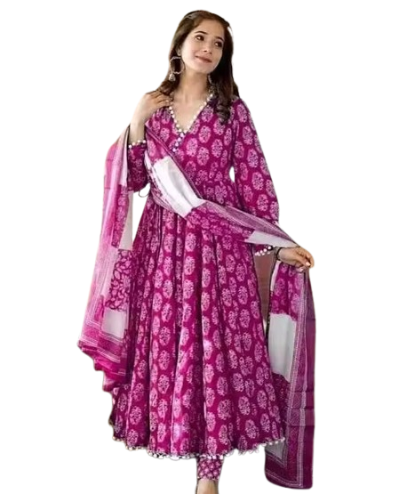 Women Printed Viscose Rayon Kurta