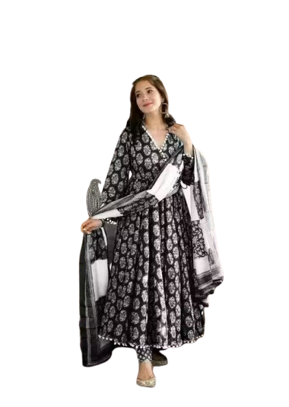 Women Printed Viscose Rayon Kurta